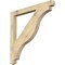 Ekena Millwork Funston Craftsman Rough Sawn Bracket, Douglas Fir, 4"W x 46"D x 46"H BKT04X46X46FST04RDF - alternate 1